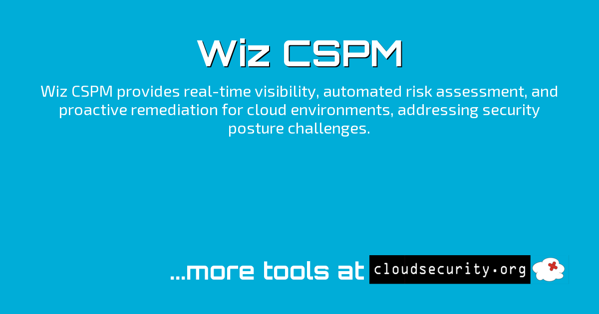 Wiz CSPM - Cloud Security Solutions