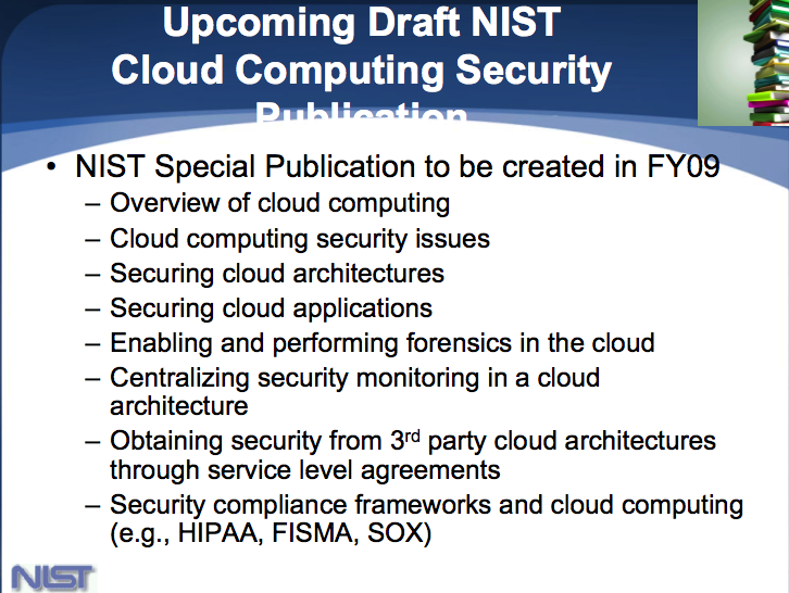 NIST creating Cloud Computing Security Standard